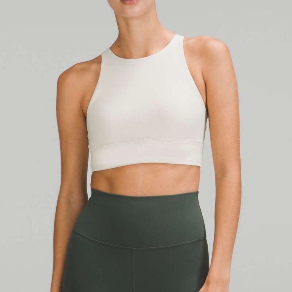 Lululemon Energy High-Neck Longline Ribbed Luxtreme Bra